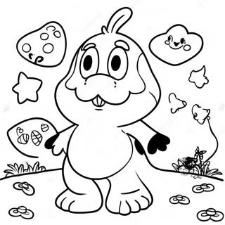 Wei Li De Qi Huan Le Yuan Jiao Se Tu Se Ye 102888-41039