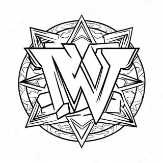 Duo Cai De Wwe Biao Zhi She Ji Tu Se Ye 108490-45417