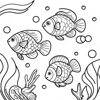 Wu Cai Ban Lan De Cai Hong Yu Shui Xia Chang Jing Tu Se Ye 109005-45815