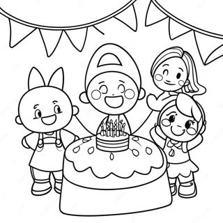 Huan Kuai De Kuai Le 5sui Sheng Ri Pai Dui Chang Jing Tu Se Ye 110754-47246