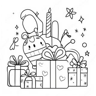 Jie Ri De Kuai Le 5sui Sheng Ri Li Wu Tu Se Ye 110755-47249