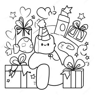 Jie Ri De Kuai Le 5sui Sheng Ri Li Wu Tu Se Ye 110755-47250