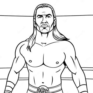Wwe传奇涂色页 涂色页