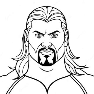 Wwe 涂色页 涂色页