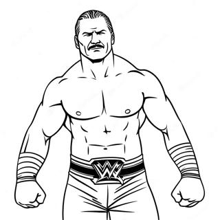 Wwe 涂色页 涂色页