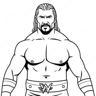 Wwe 涂色页 涂色页