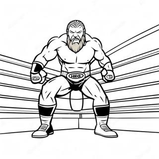 Dong Zuo Man Man De Triple H Zai Lei Tai Shang Tu Se Ye 114609-50396