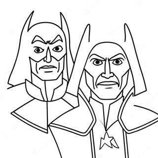 弗拉德和尼基 着色页