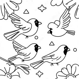 Fei Xiang De Cai Se Hong Que Tu Se Ye 118371-53455