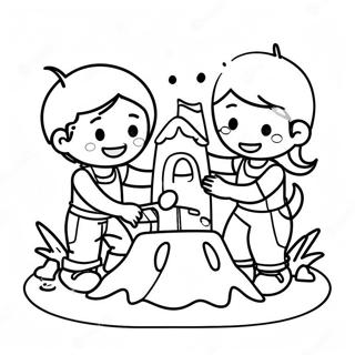 Wan Pi De Hai Zi Men Jian Sha Bao Tu Se Ye 120836 55688