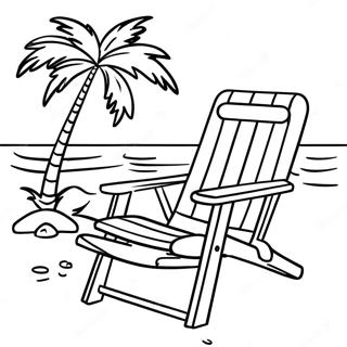 海滩夏天 着色页