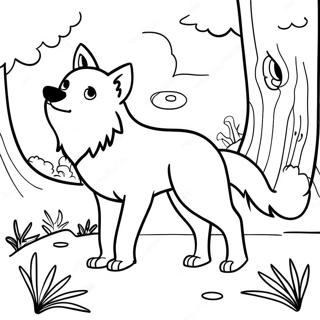 Qian Fu Xi Wu De Jiao Hua Lang Tu Se Ye 12180-1519