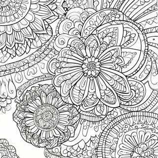 钩针编织 着色页