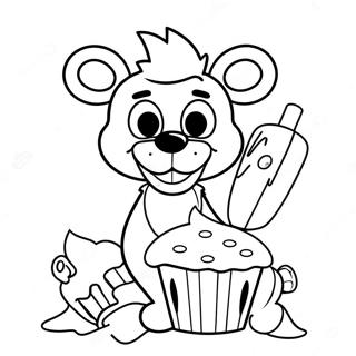 Qi Qia Fnaf He Bei Zi Dan Gao Tu Se Ye 128636-61995