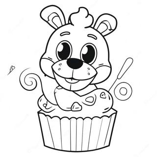 Qi Qia Fnaf He Bei Zi Dan Gao Tu Se Ye 128636-61996