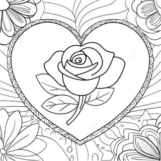 Mei Li De Ai Xin Mei Gui Tu Se Ye 128919-62216