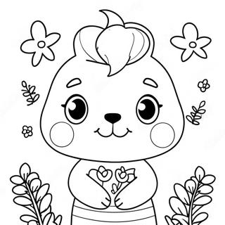 Ke Ai De Bang Ni Yu Hua Duo De Tu Se Ye 130584-63515