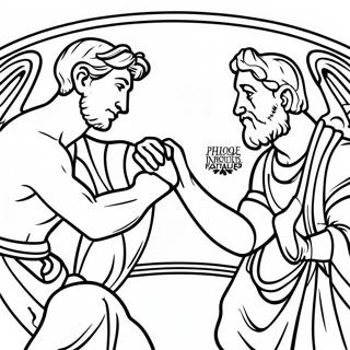 Xi Si Ting Jiao Tang Mi Kai Lang Ji Luo De Ren Wu Tu Se Ye 134368-66457