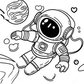 Yu Hang Yuan Zai Tai Kong Zhong Piao Fu Tu Se Ye 135265-67151