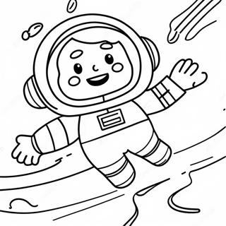 Yu Hang Yuan Zai Tai Kong Zhong Piao Fu Tu Se Ye 135265-67152