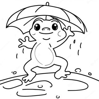 Kuai Le De Qing Wa Zai Yu Zhong Tiao Yue De Tu Se Ye 13781 3011