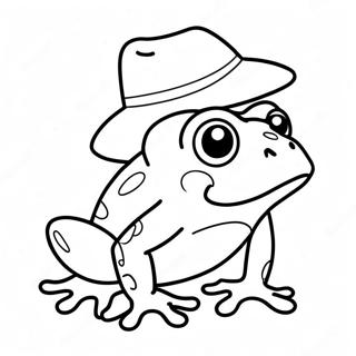 Gao Xiao De Qing Wa Dai Zhao Mao Zi De Tu Se Ye 13784 3021