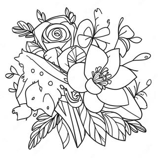 Mei Li De Hun Li Hua Shu Tu Se Ye 13875-3034