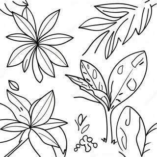 Wu Cai Bin Fen De Yu Lin Zhi Wu Tu Se Ye 139440-70567