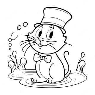 Dai Mao Zi De Mao Yu Yu Wan Shua Tu Se Ye 15711-3436