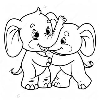 Wan Pi De Da Xiang He Xiao Zhu Tu Se Ye 44447-9719