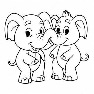 Gao Xiao De Da Xiang He Xiao Zhu Tu Se Ye 44449-9725