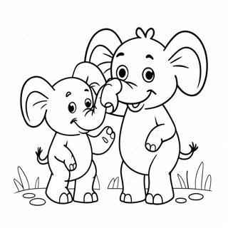 Gao Xiao De Da Xiang He Xiao Zhu Tu Se Ye 44449-9726