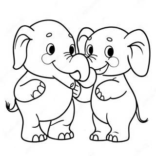 Gao Xiao De Da Xiang He Xiao Zhu Tu Se Ye 44449-9727