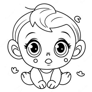 Ke Ai De Ku Qi Bao Bao Men Da Yan Jing Tu Se Ye 50639-11075