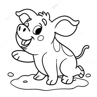 Wan Pi De Xiao Zhu Zai Ni Li Da Gun Tu Se Ye 55346-12120