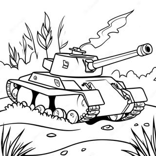 Shi Ming Zhao Huan Zhan Chang Shang De Tan Ke Tu Se Ye 64252-14260