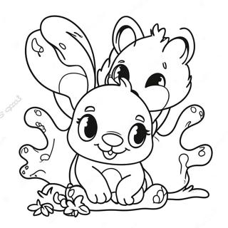 Mi Ren De Di Shi Ni Bao Bao Dong Wu Tu Se Ye 72161-15974