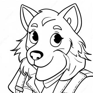 Jiao Hua De Luo Ke Shan Lang Tu Se Ye 73063-16682