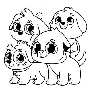 Kuai Le De Xiao Gou Huo Ban Tu Se Ye 77682 20264