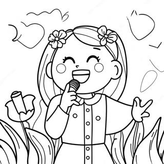 Bo Bi Yu Peng You Men Chang Ge Tu Se Ye 81776-23420