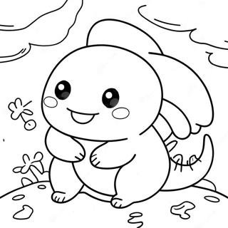 Kuai Le De Squishmallowmei Zhou Da Xi Yi Tu Se Ye 涂色页