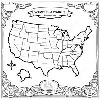 Wu Cai Bin Fen De Mei Guo Di Tu Tu Se Ye 86007-26831