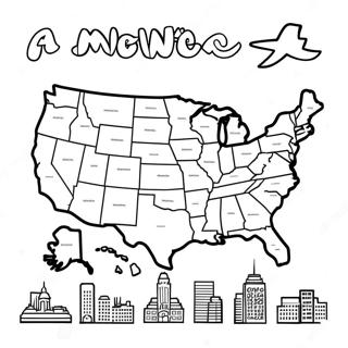 Zhu Ming Mei Guo Cheng Shi Tu Se Ye 86009-26839