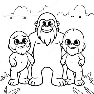 Ke Ai De Da Jiao Guai Yu Peng You Tu Se Ye 86776-27437