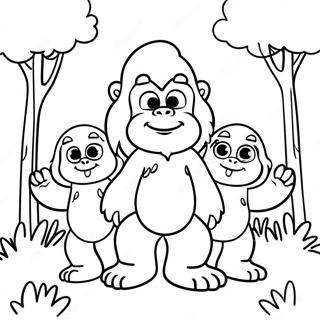 Ke Ai De Da Jiao Guai Yu Peng You Tu Se Ye 86776-27439