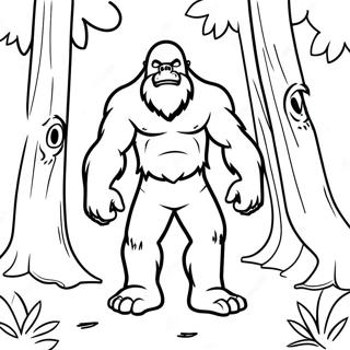 Ke Pa De Da Jiao Guai Zai Sen Lin Zhong Tu Se Ye 86777-27442