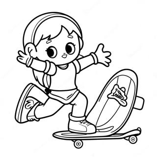 Gacha Life Nan Hai Yu Hua Ban Tu Se Ye 87133-27717