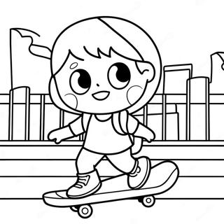 Gacha Life Nan Hai Yu Hua Ban Tu Se Ye 87133-27719