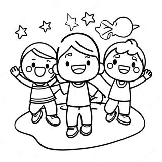 Xing Fen De Hai Zi Men Zai Kai Xue Di Yi Tian Tu Se Ye 88854-29224