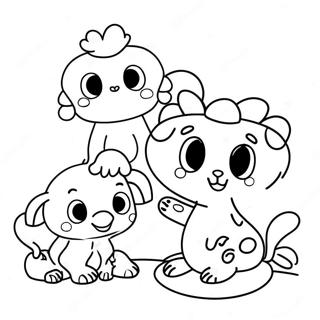 Ke Ai De Run Nian Dong Wu Tu Se Ye 93173-32650